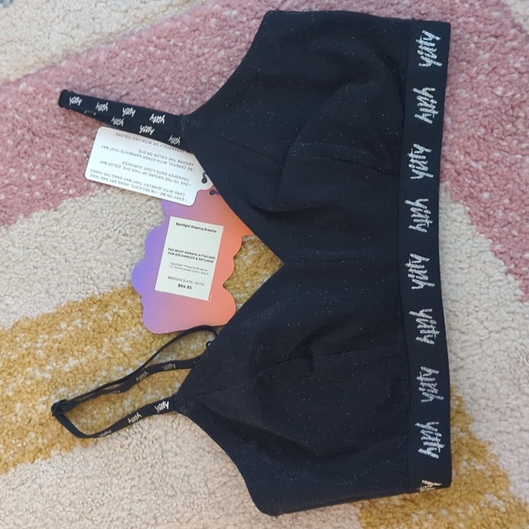 NWT Black sparkly YITTY bralette - Picture 1 of 3
